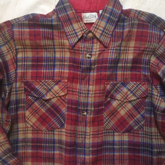 Men's Store Vintage Flannel, Size M - Picture 4 of 6